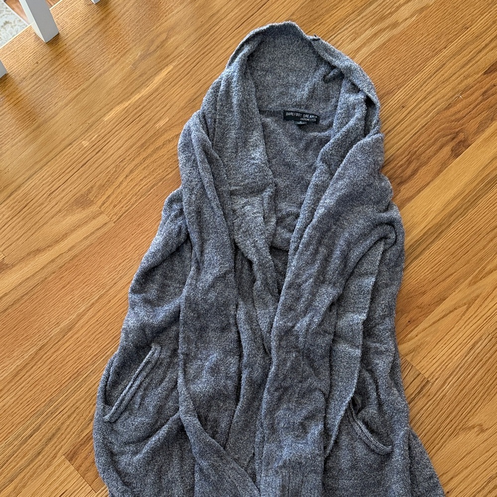 Barefoot Dreams Cozy Gray Cardigan